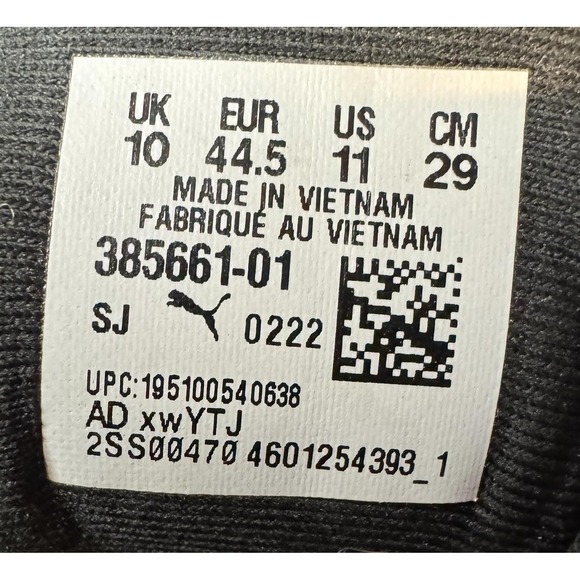 Puma RS Connect Drip Shoes Mens Size 11 Black Lime Blue Sneakers 38566101 - Picture 5 of 11